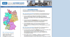 Desktop Screenshot of koelner-vermieterverein.de
